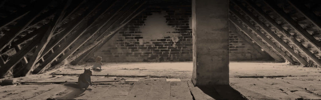 squirrel in the attic
